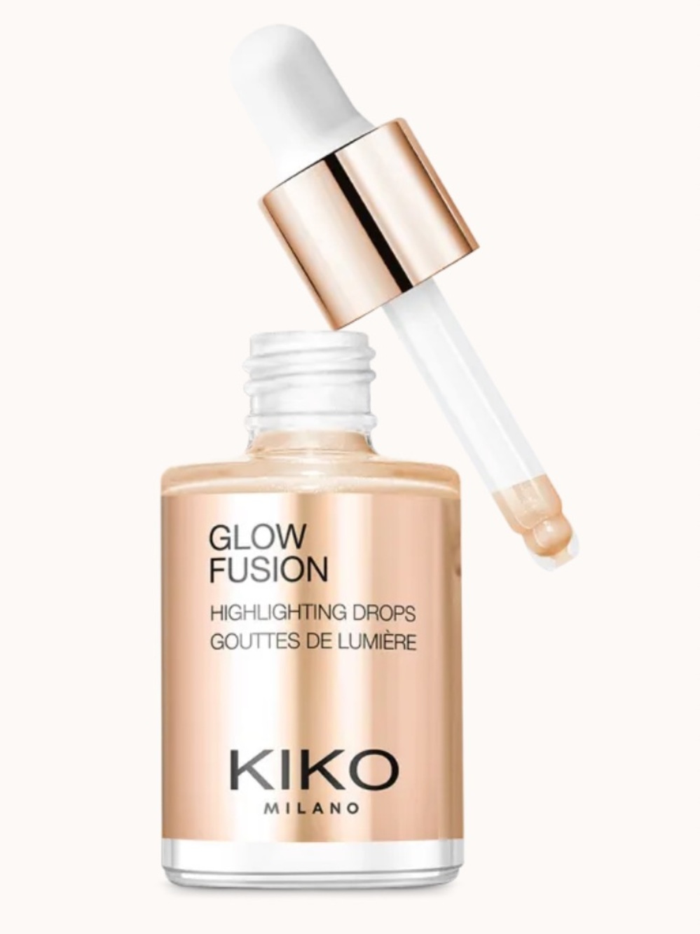 🦋KIKO Milano Glow Fusion Highlighting Drops: 03 Gold Mine New FullSz